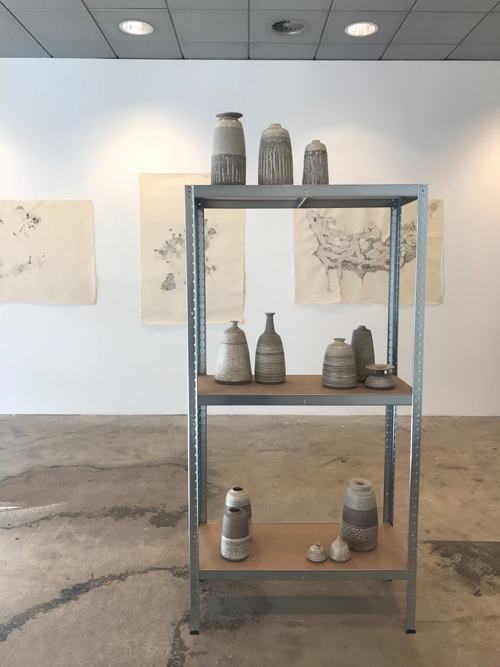 Exhibition Nl=Us, art gallery, ceramics, Gray